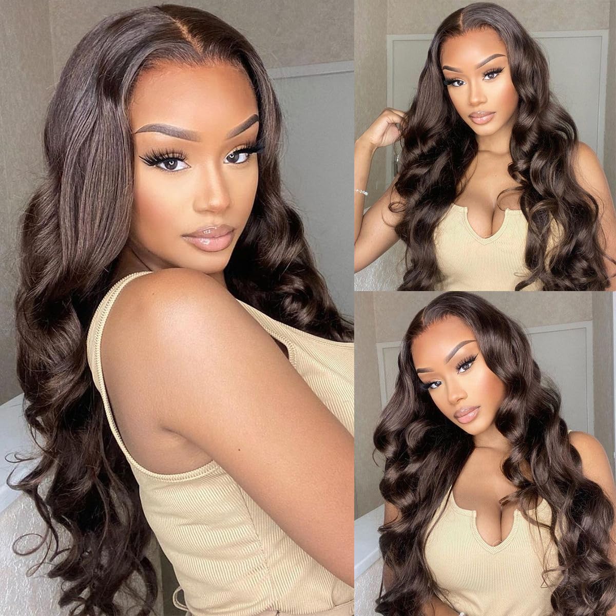 GOLFMAX virgin human hair helps you achieve natural, low-tangle movement.