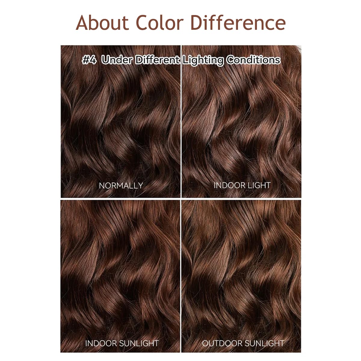 GOLFMAX wig in darker brown shade is easy to straighten or curl.
