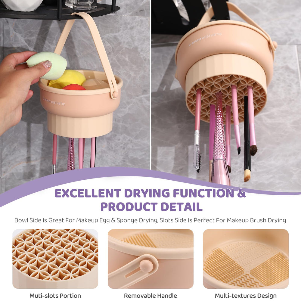 GOLIKEE 2-pack textured surfaces for thorough cleaning of different brushes