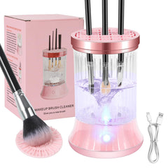 GOLIKEE electric makeup brush cleaner machine front view enables fast, hands-free cleaning.