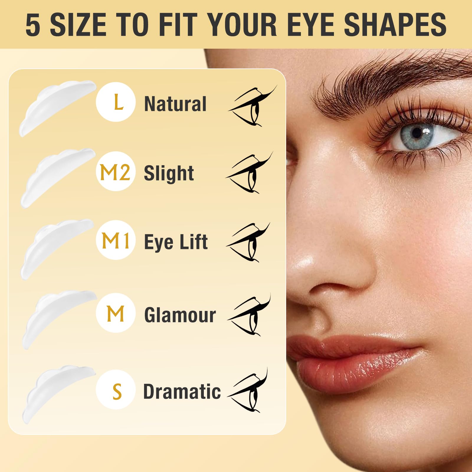 GOLLEE eyes appear more open with curled lashes without makeup