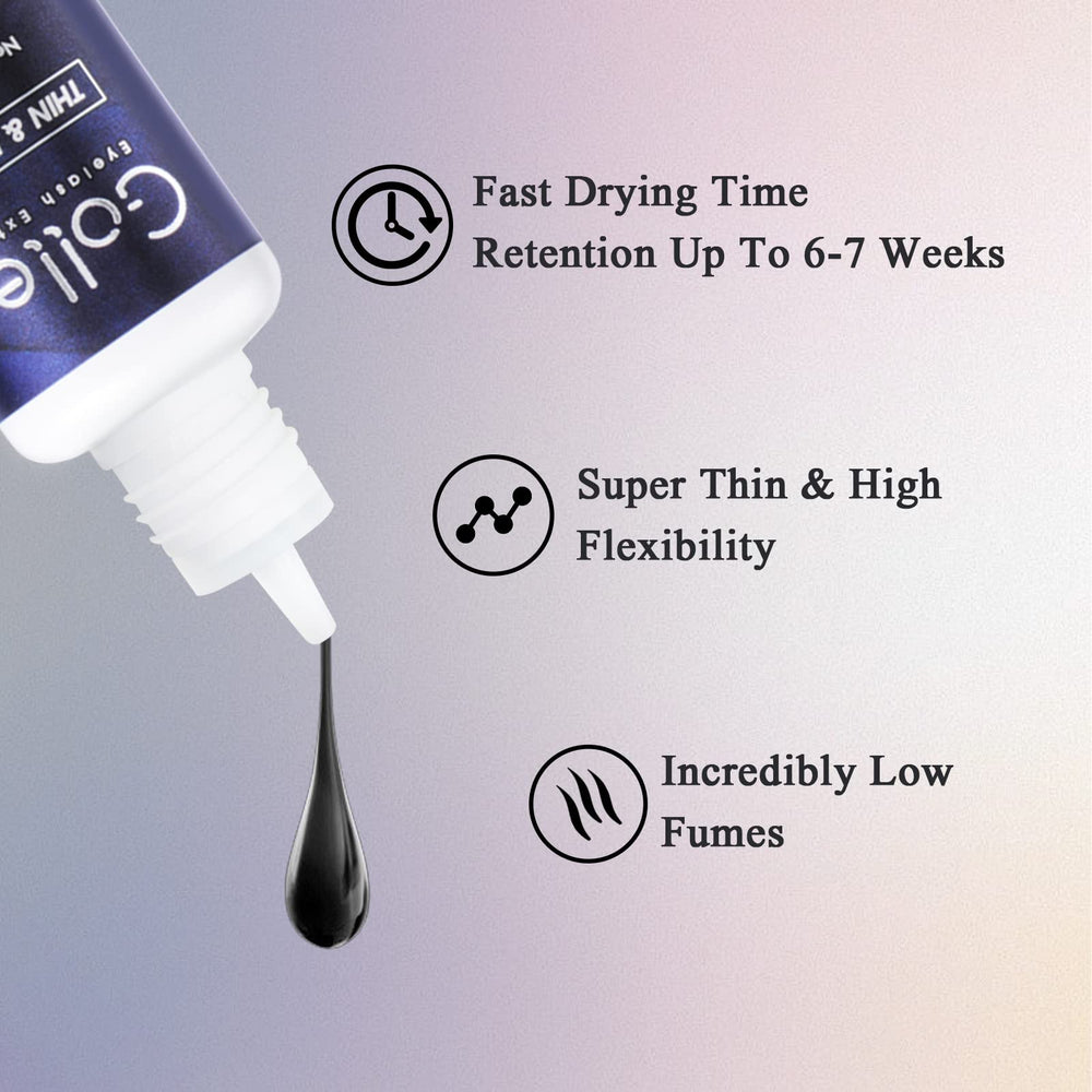 GOLLEEPRO lash extension glue packaging shown for professional salon use