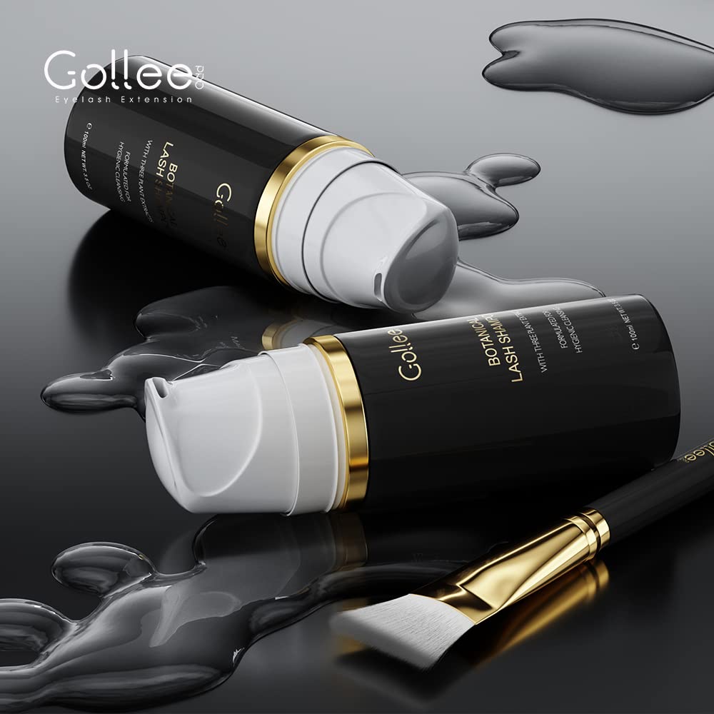 GOLLEEPRO Lash Shampoo money-back guarantee badge for confident purchase