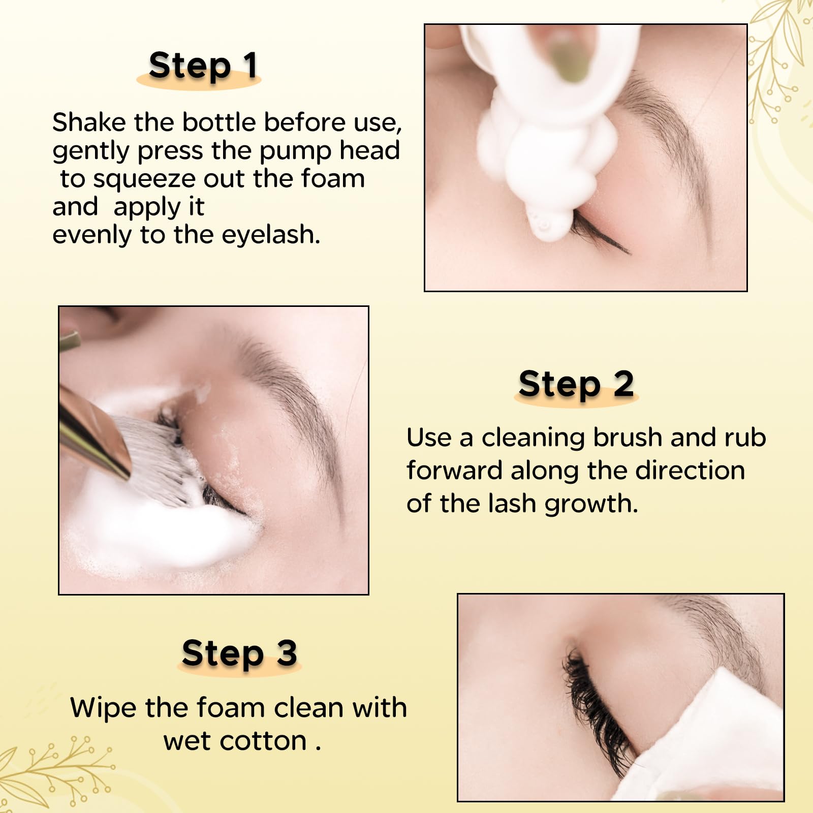 GOLLEEPRO Lash Shampoo paraben-free icon indicating gentle formula