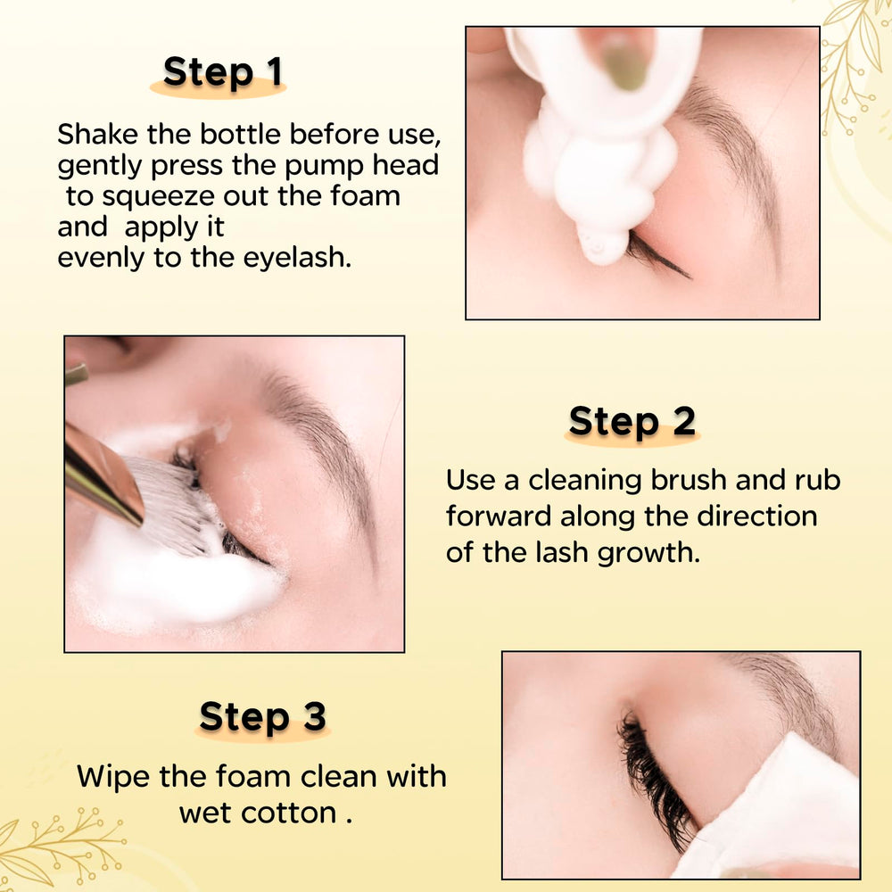 GOLLEEPRO Lash Shampoo paraben-free icon indicating gentle formula