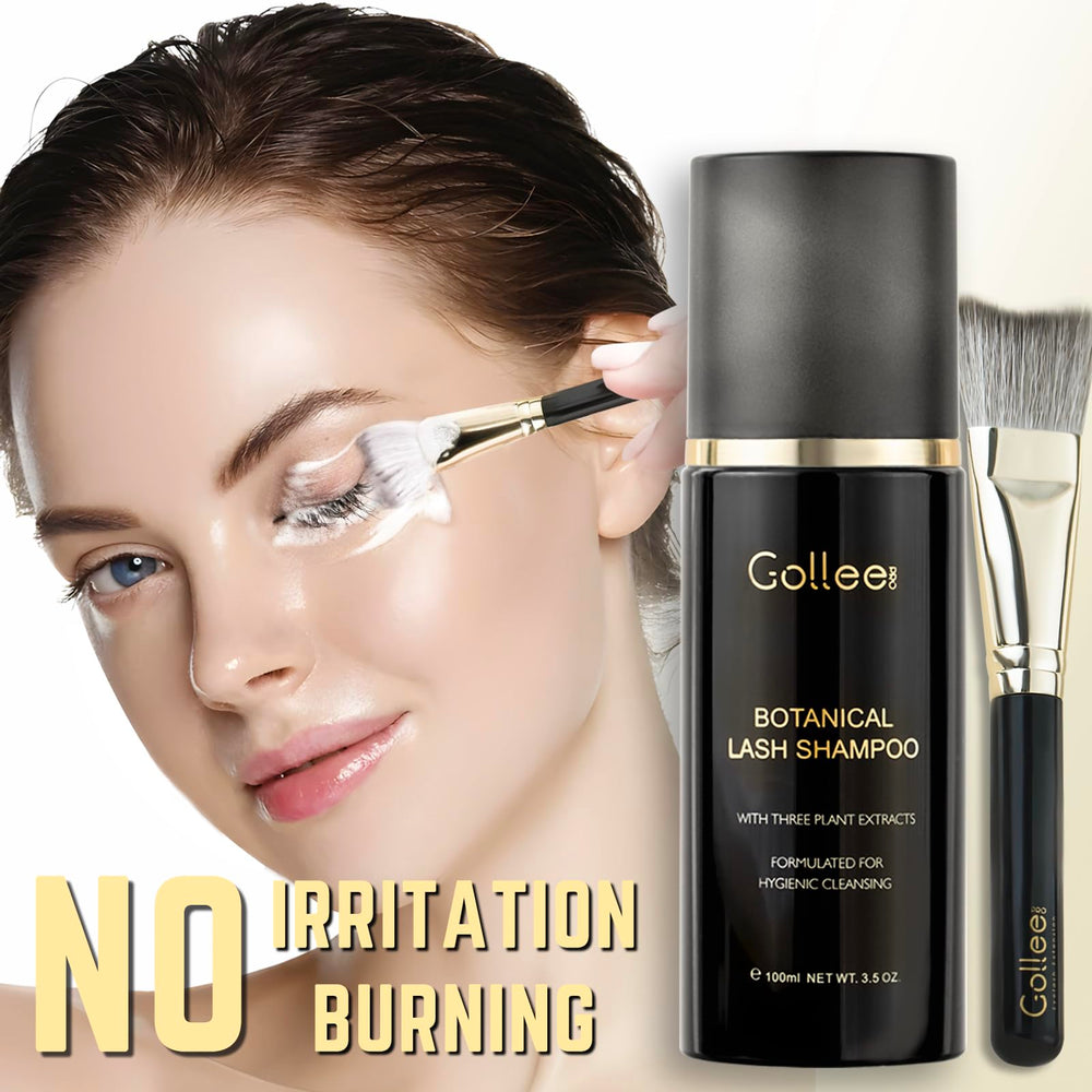 GOLLEEPRO Lash Shampoo vegan cruelty-free badge signaling ethical care