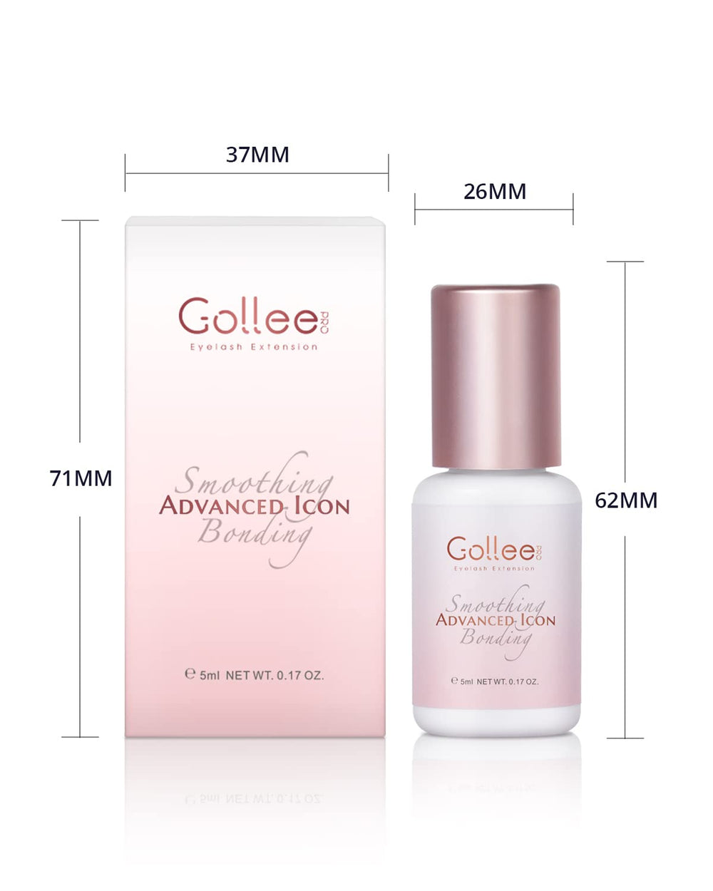 GOLLEEPRO professional-use-only sign reinforces safety guidelines for lash artists.