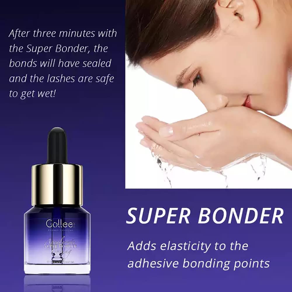 GOLLEEPRO Super Bonder packaging box signals salon readiness for lash services