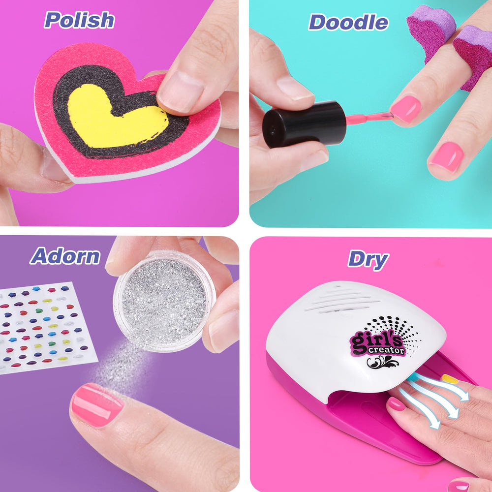 Golray gift packaging for birthday and sleepover spa play.