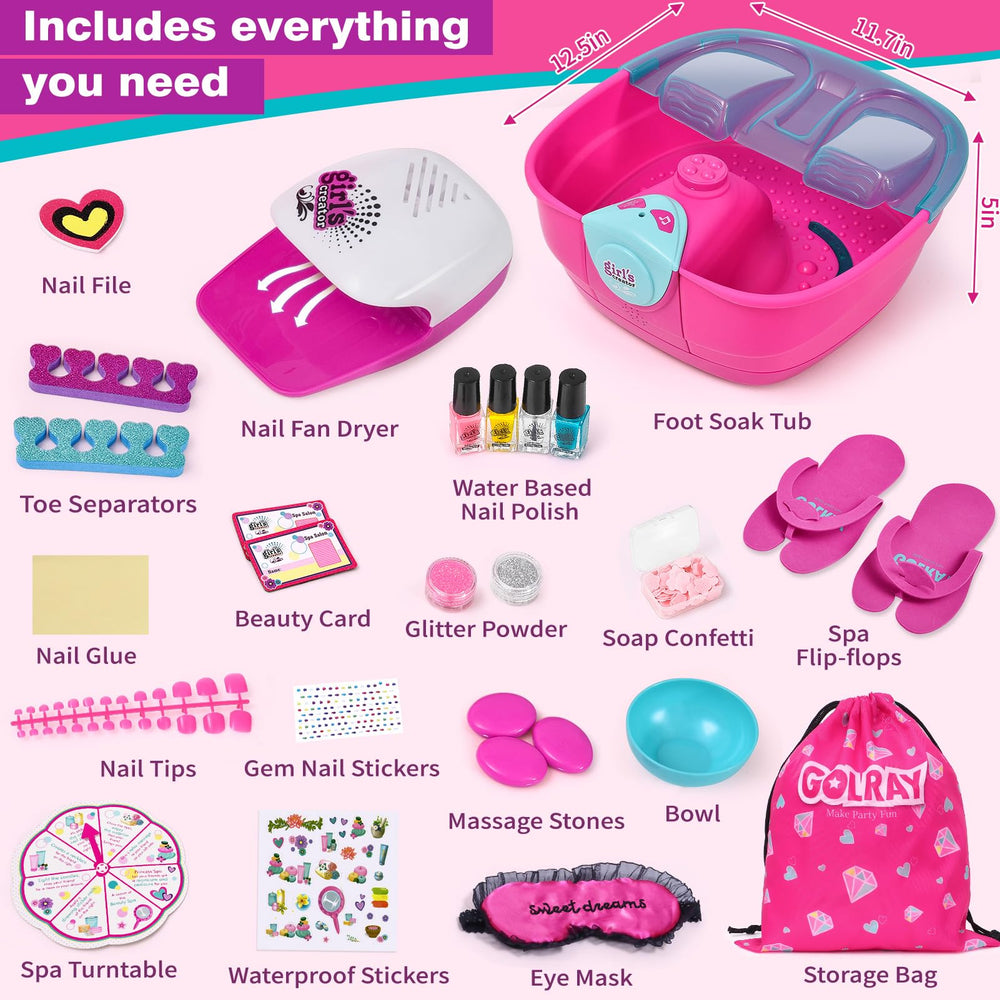 Golray spa kit manicure tools set for at-home nail care and creative fun.