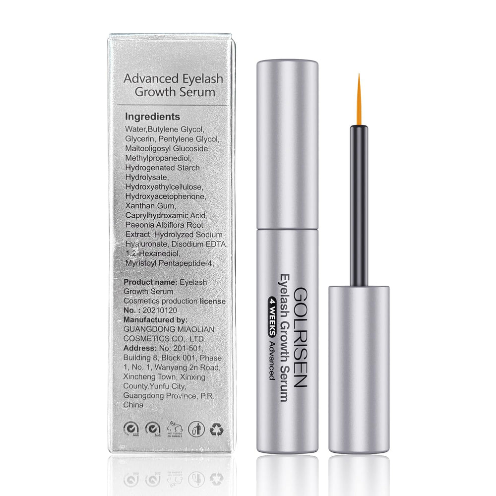 GOLRISEN lash close-up reveals healthier-looking, nourished lashes.