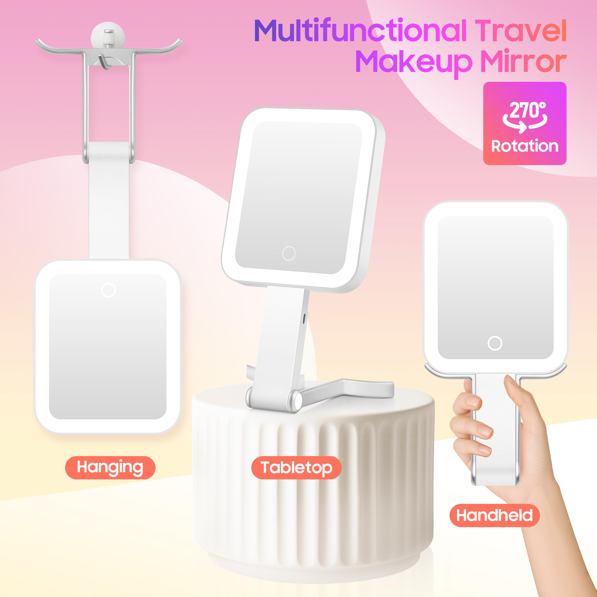 GOMIPURU double-sided magnifier offers precise eyeliner with 1x and 30x views.