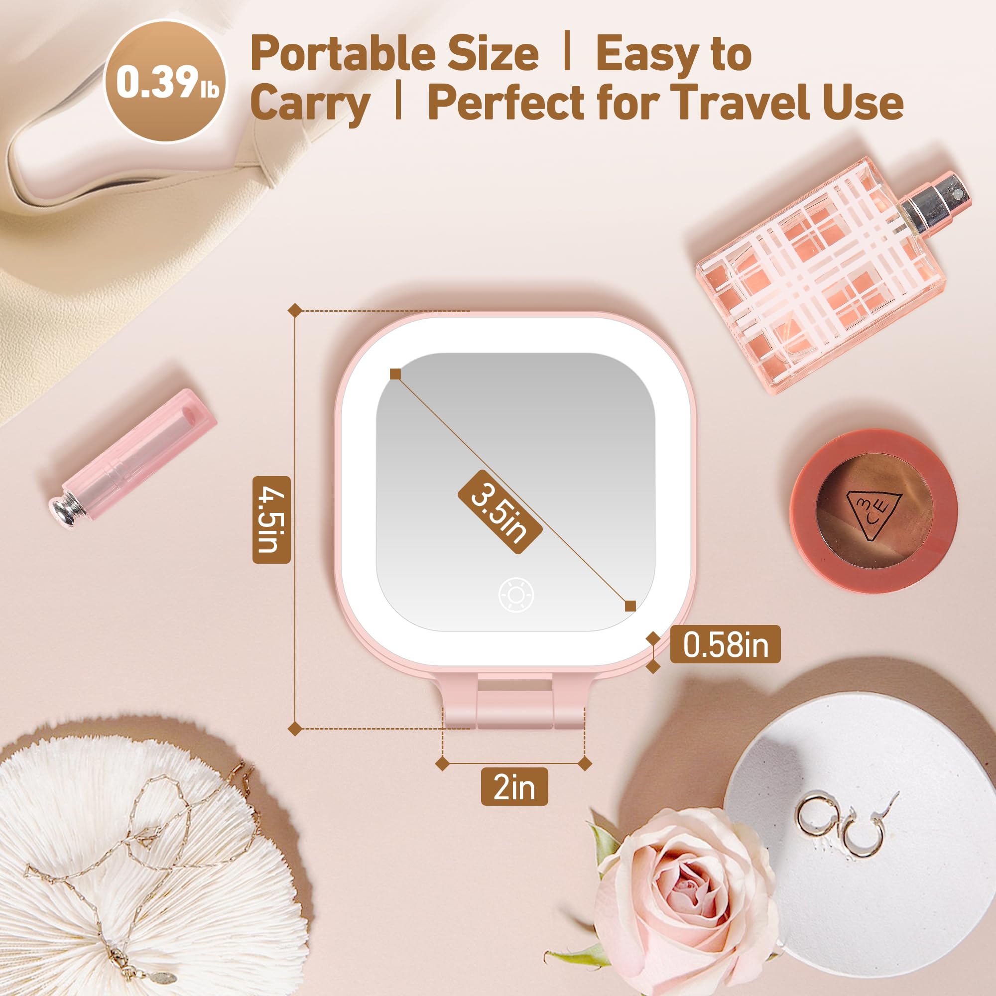 GOMIPURU 30x magnification for precision eye makeup and detailing