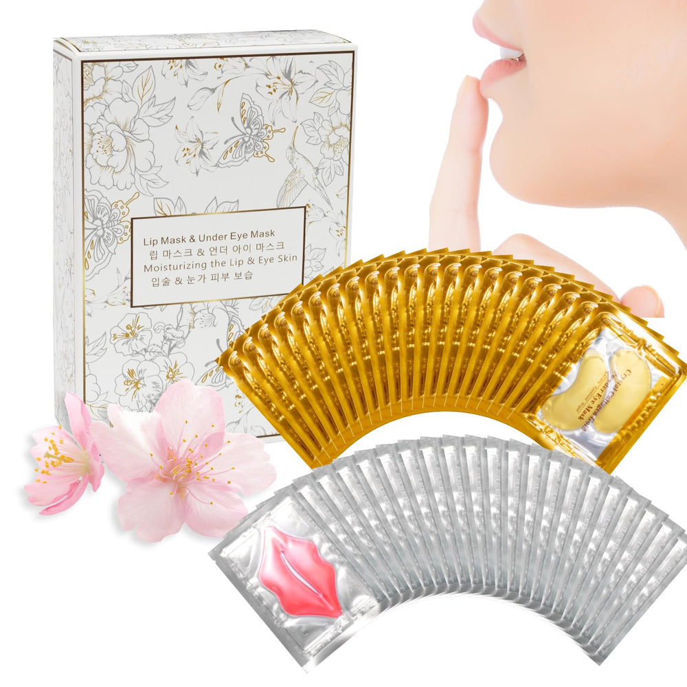 GONEJALL 40pcs package box for refreshed eyes and lips, ideal for routine skincare