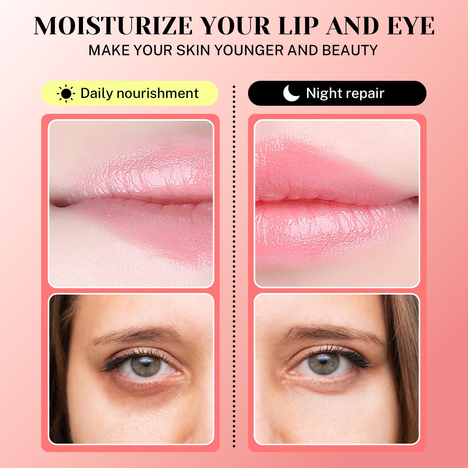 GONEJALL minerals and vitamins gel crystal formula supports skin vitality around lips