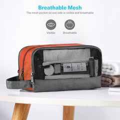 Gonex toiletry bag main compartment — fits shampoo and shaving cream