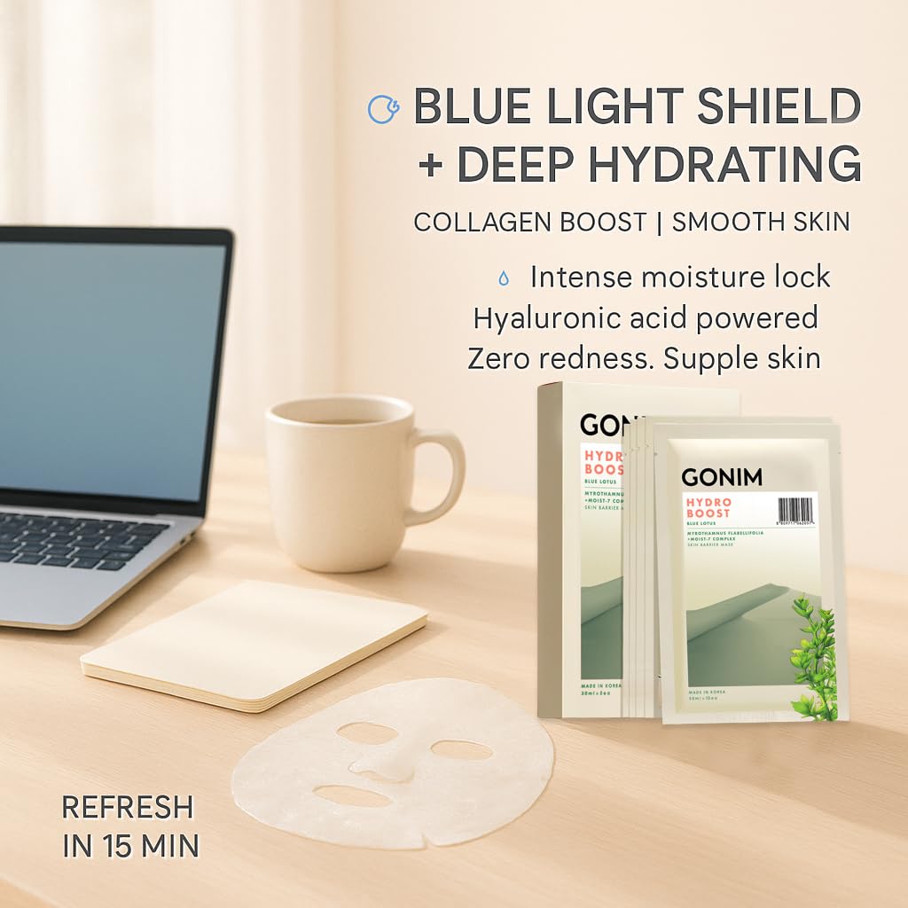 GONIM Face Mask deep-hydration-portrait captures intense moisture and skin glow.
