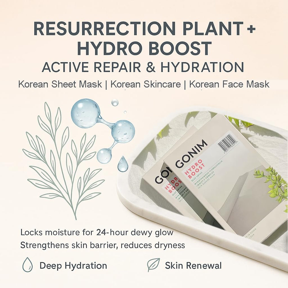 GONIM Face Mask pore-refining-oil-control targets shine with a natural matte finish.