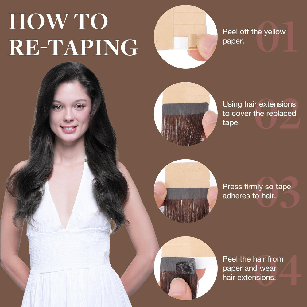 GOO GOO 22inch Remy hair extensions close-up showing silky finish