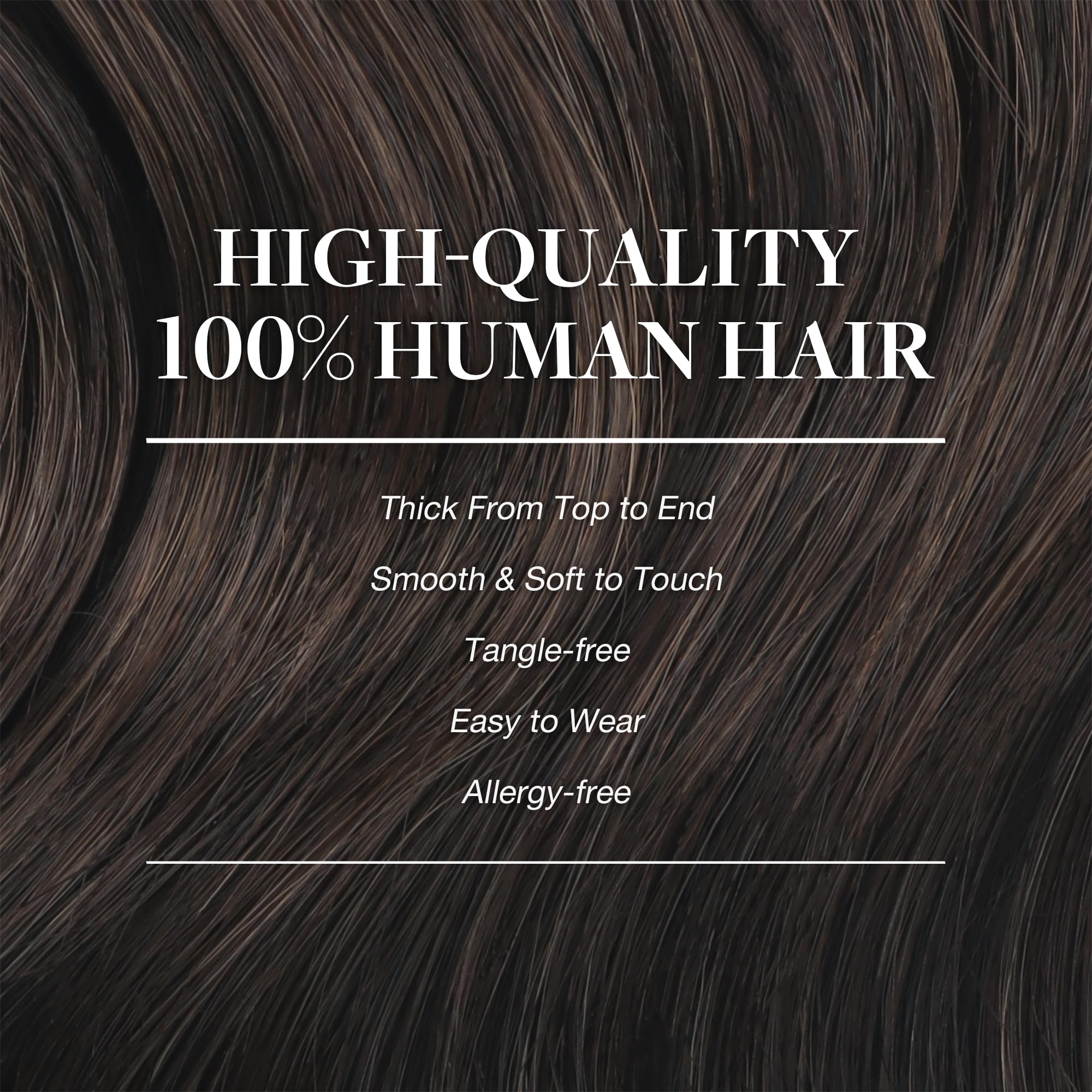 GOO GOO clip-in extensions in action for quick length upgrade.