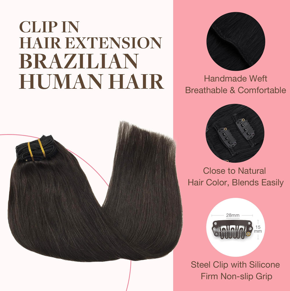 GOO GOO 18-inch hair extensions shown for long, voluminous look