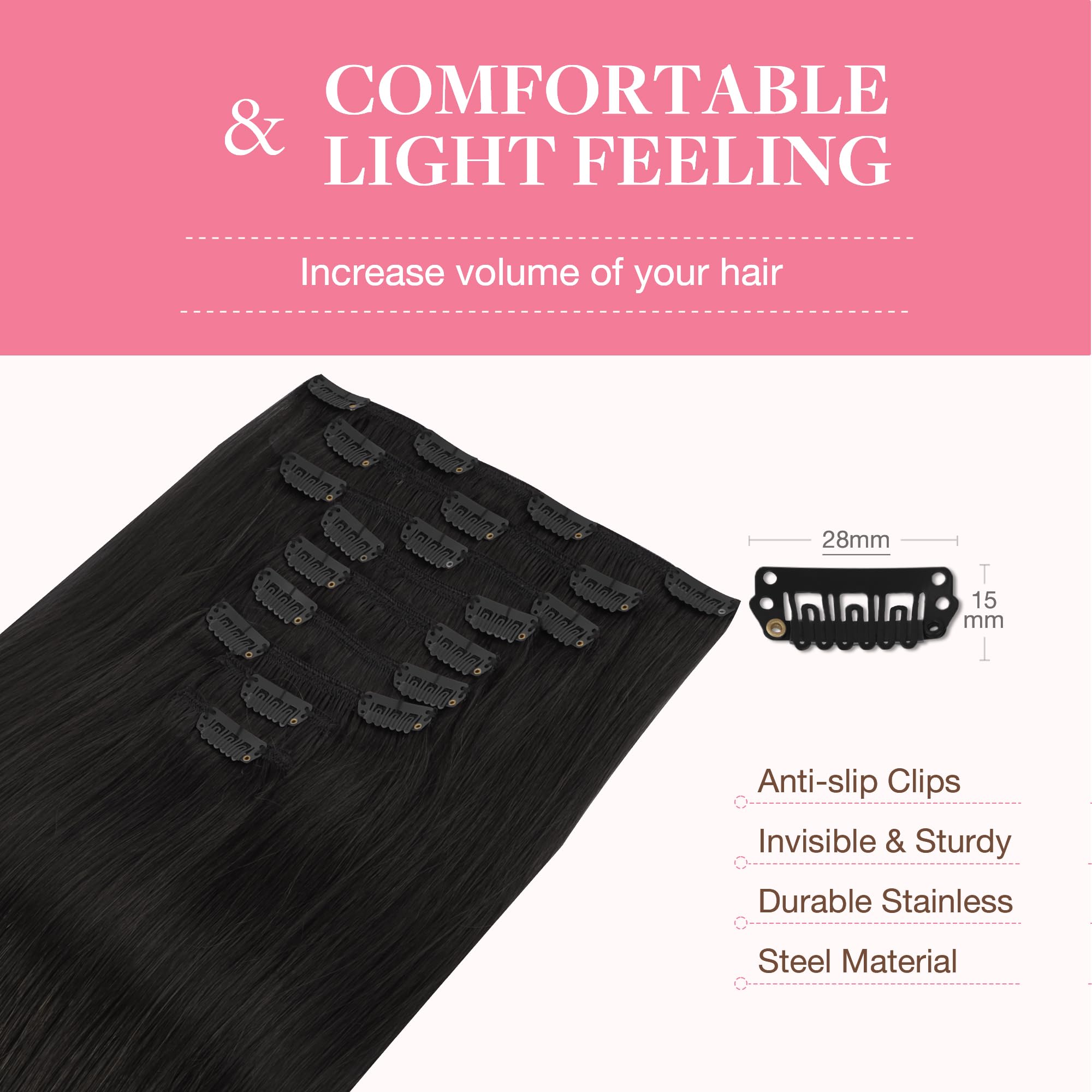 GOO GOO silicone-backed clip design provides secure, gentle scalp protection.