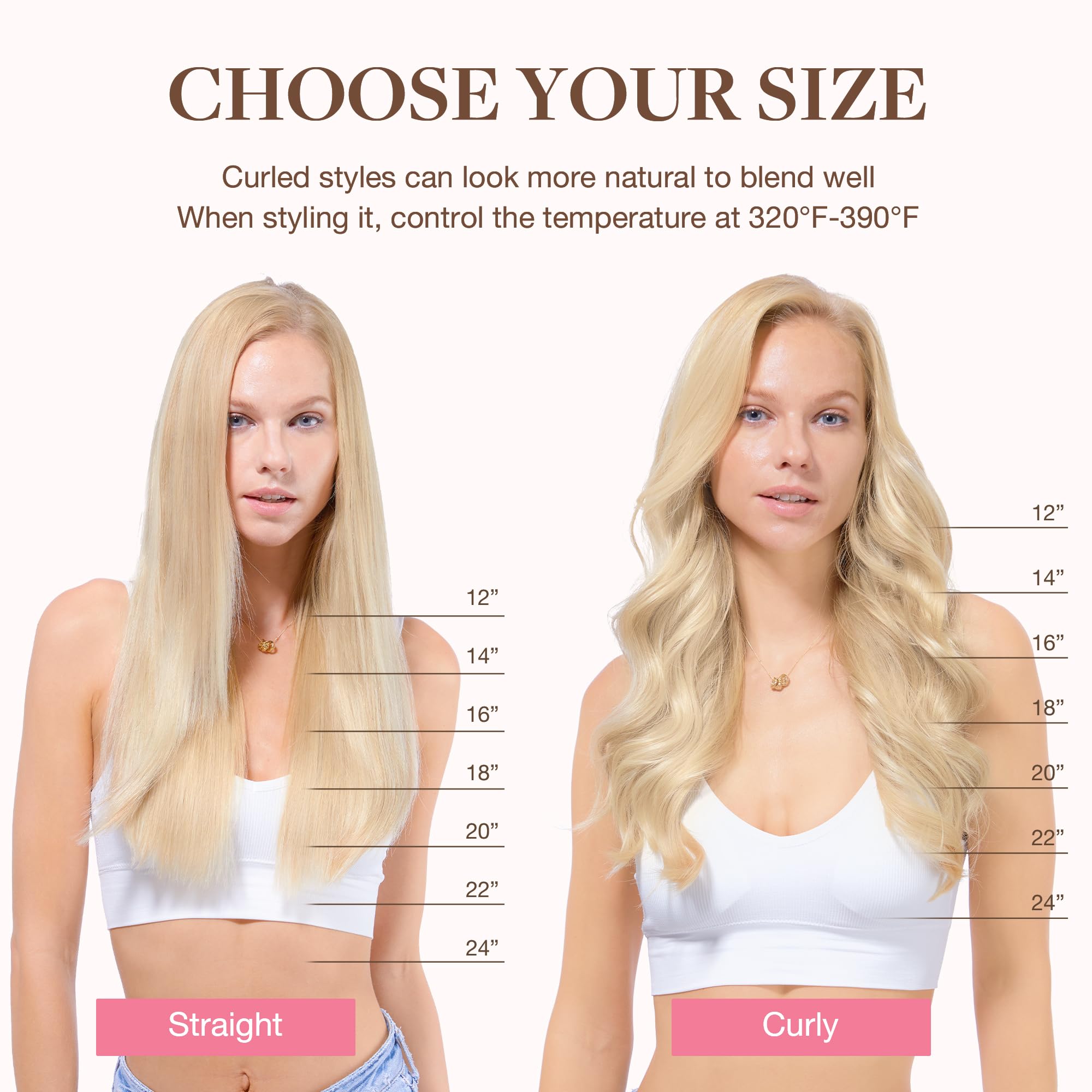 Easy at-home application of GOO GOO clip-in extensions