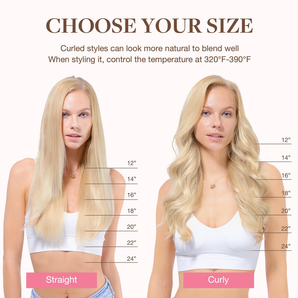 Easy at-home application of GOO GOO clip-in extensions