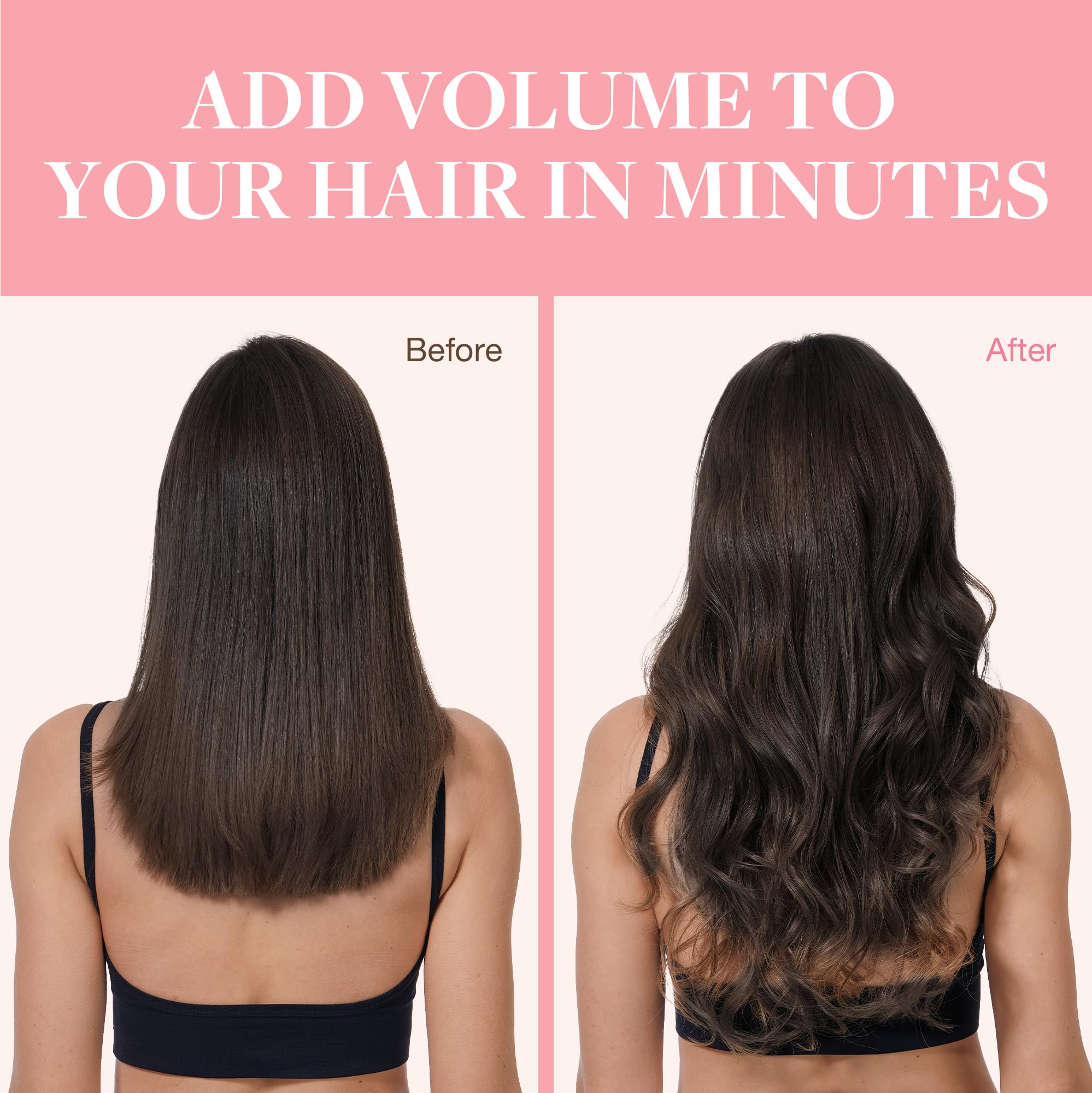 GOO GOO heat styling compatibility up to 250F for sleek styles