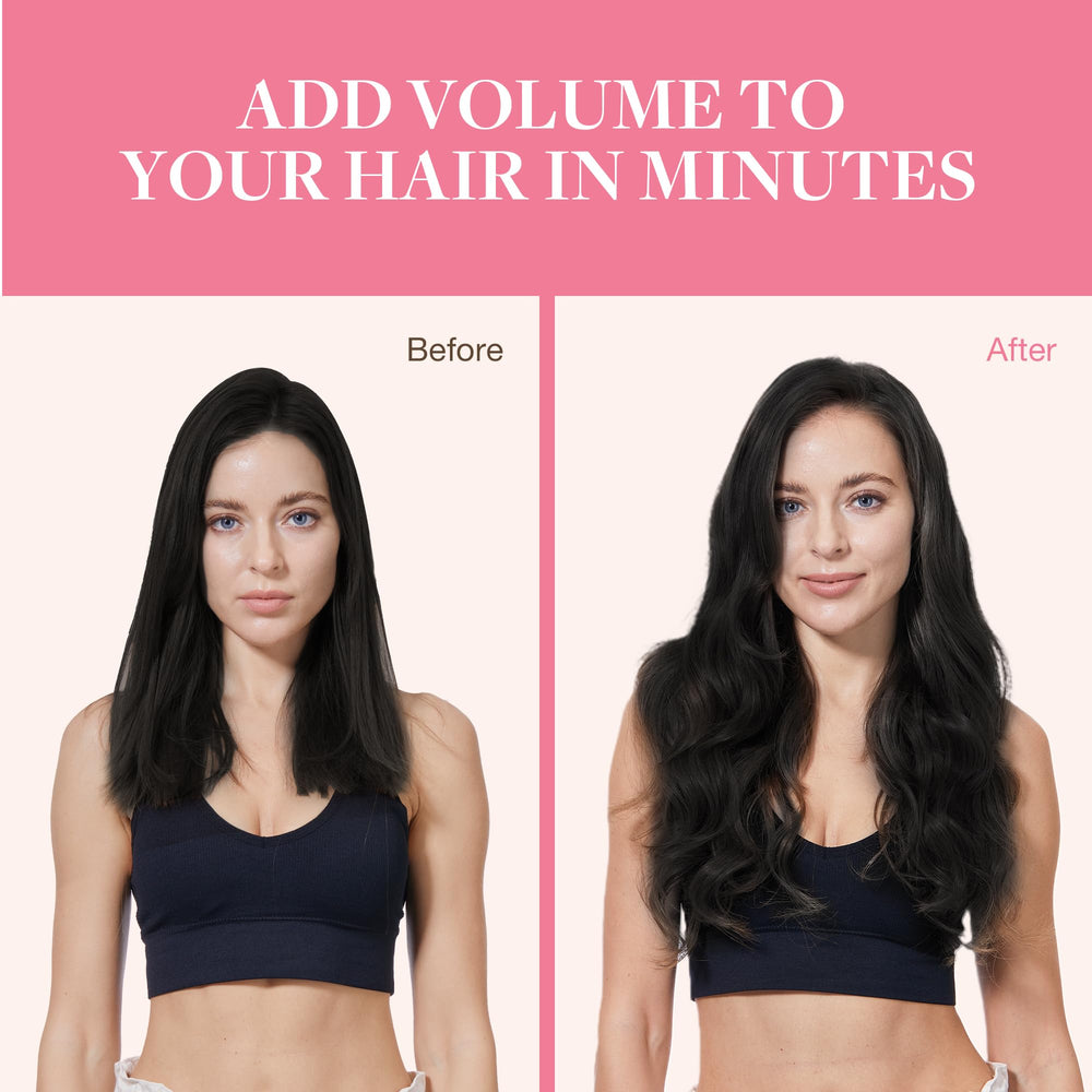 GOO GOO 22inch length enhances volume and length for dramatic looks.