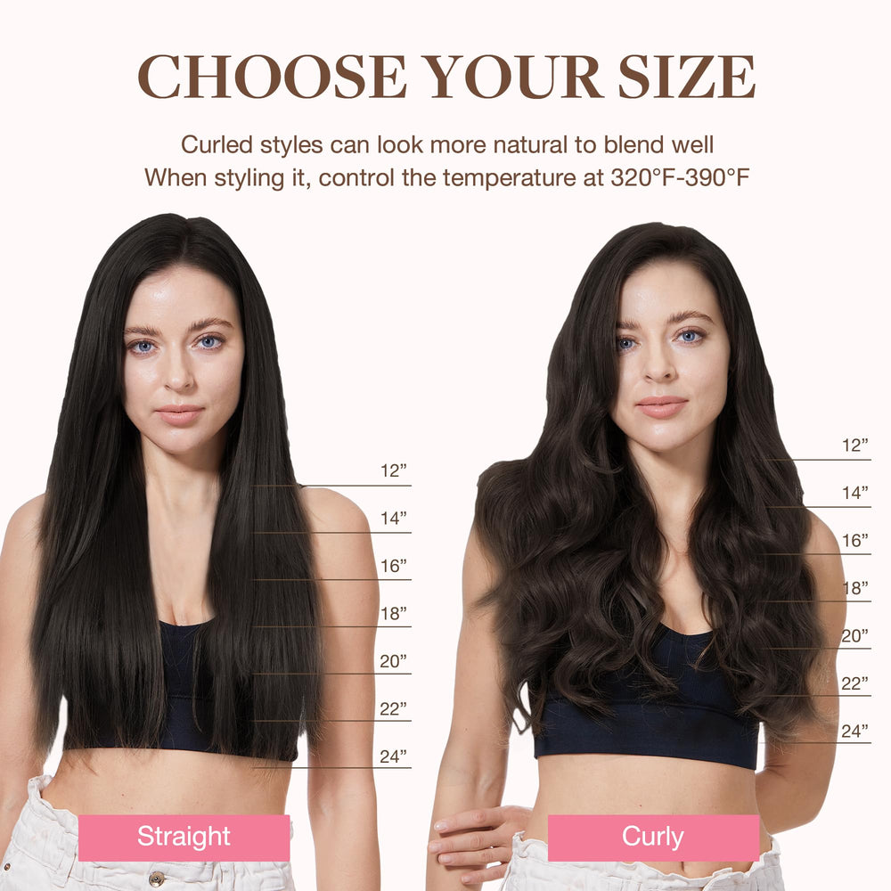 GOO GOO scalp-friendly clips and lightweight feel for comfortable wear