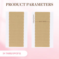GOO GOO durable invisible tape blends with hair for discreet extensions.