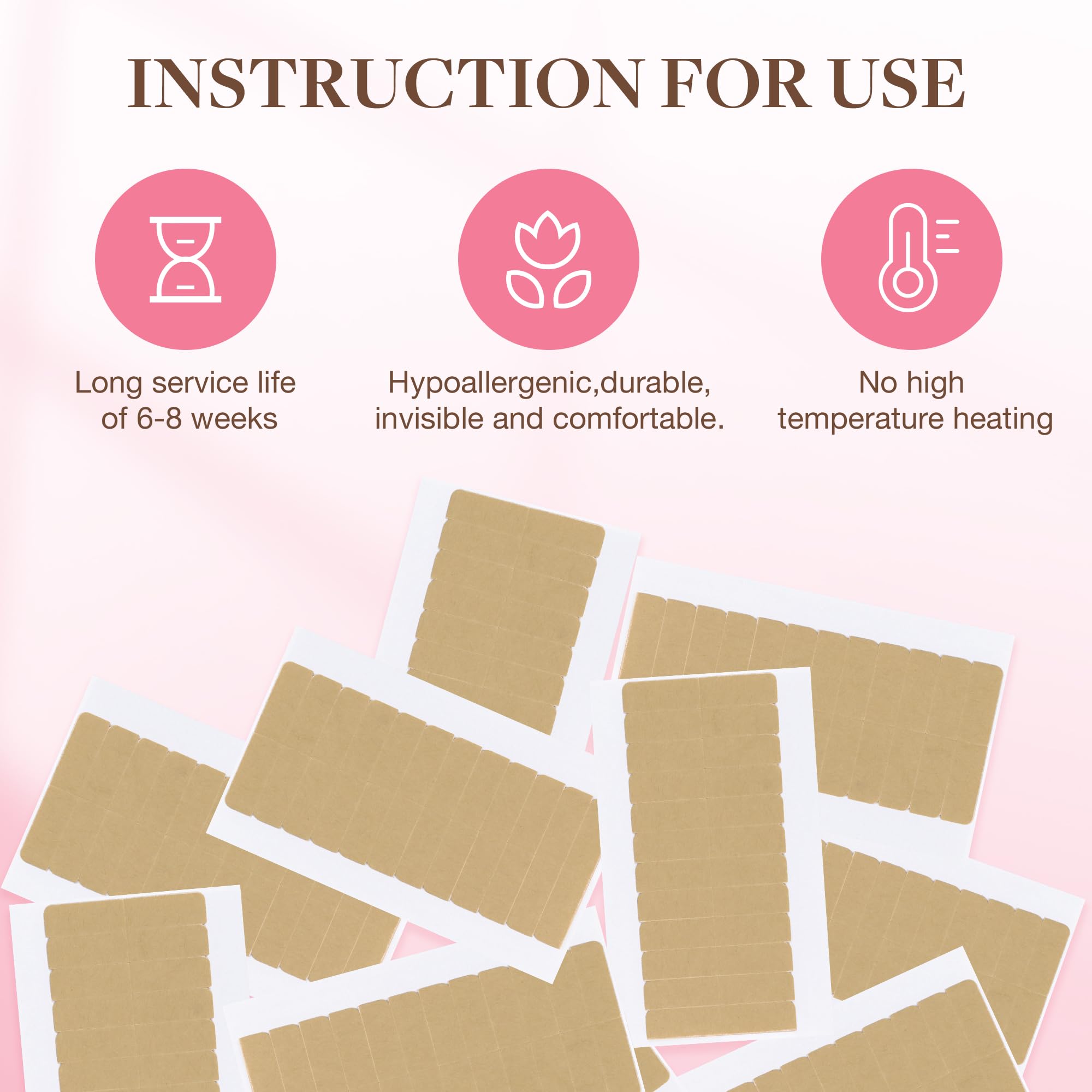 GOO GOO tape long-wear reduces slipping for all-day comfort.