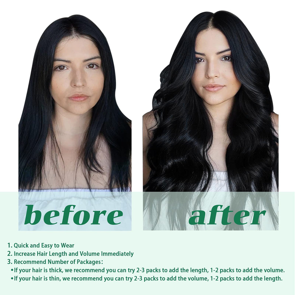 GOO GOO heat-styling-ready extensions with safe temperature guidance