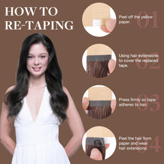 GOO GOO skin weft seamless design creates invisible attachment under fine hair