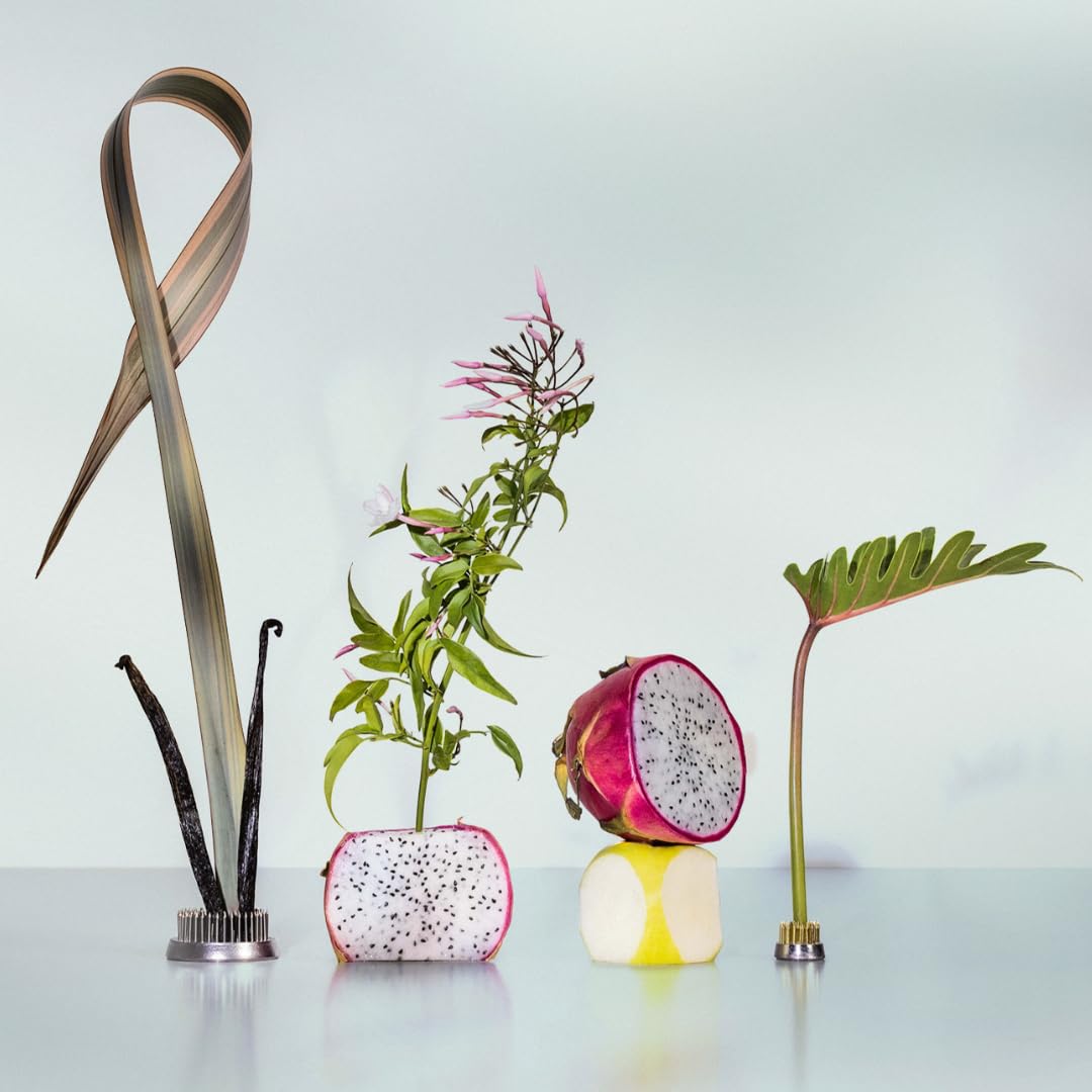 Good Chemistry Pink Palm packaging on glass bottle signals vegan, cruelty-free ethics