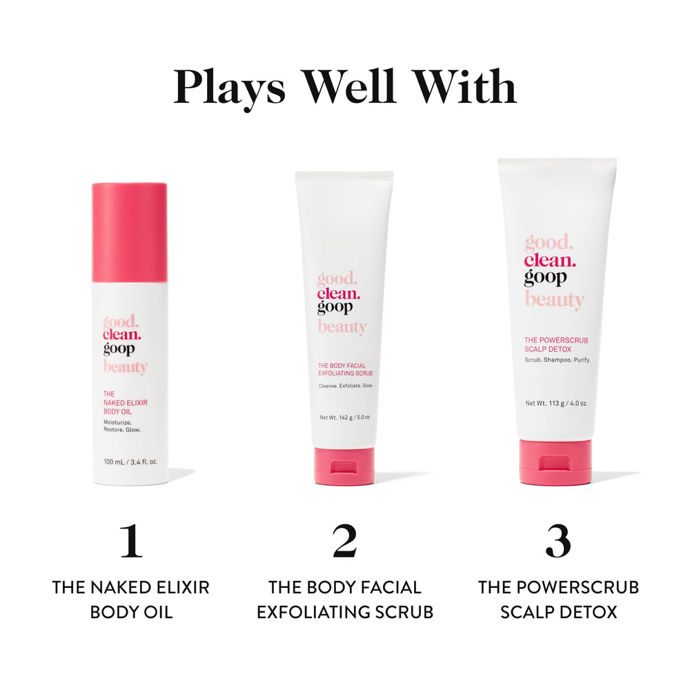good.clean.goop beauty Body Smoother Cream niacinamide visible benefits include refined tone and smoother appearance