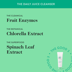 good.clean.goop daily juice cleanser chlorella spinach extract visible, nutrient-rich formula supports skin health.