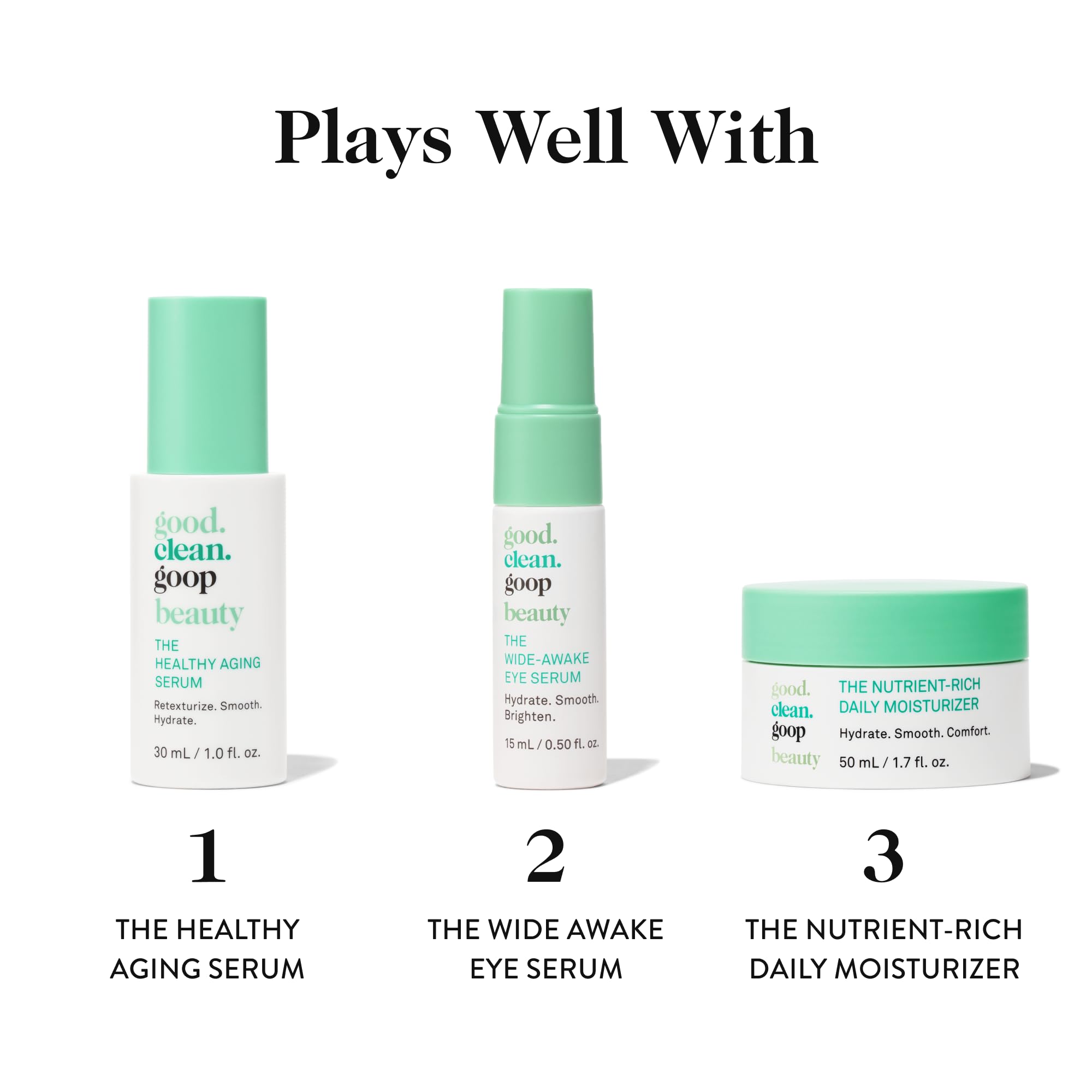 good.clean.goop daily juice cleanser morning and evening use suggested on label.