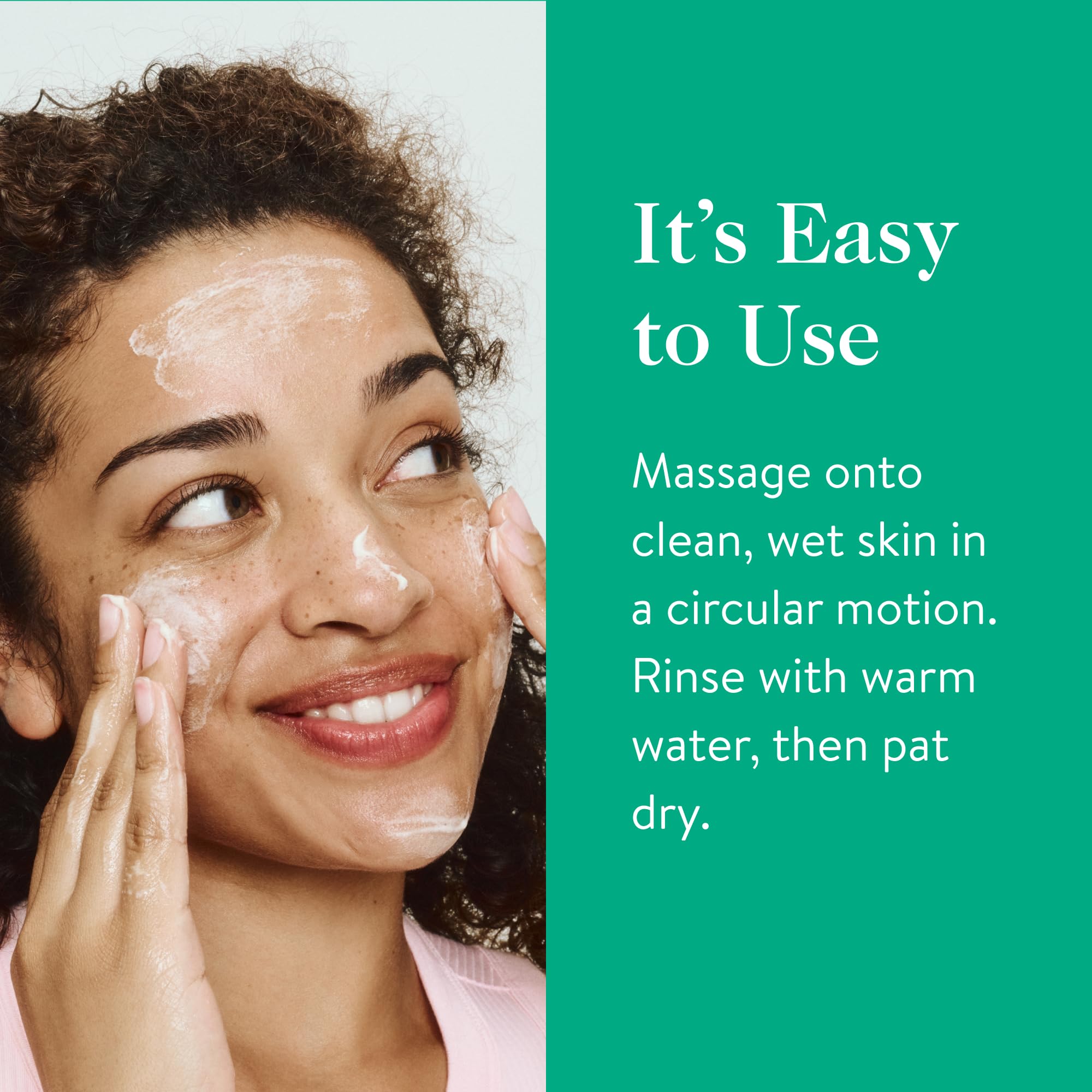 good.clean.goop Fruit Scrub cream-formula swatch reveals soft finish on skin