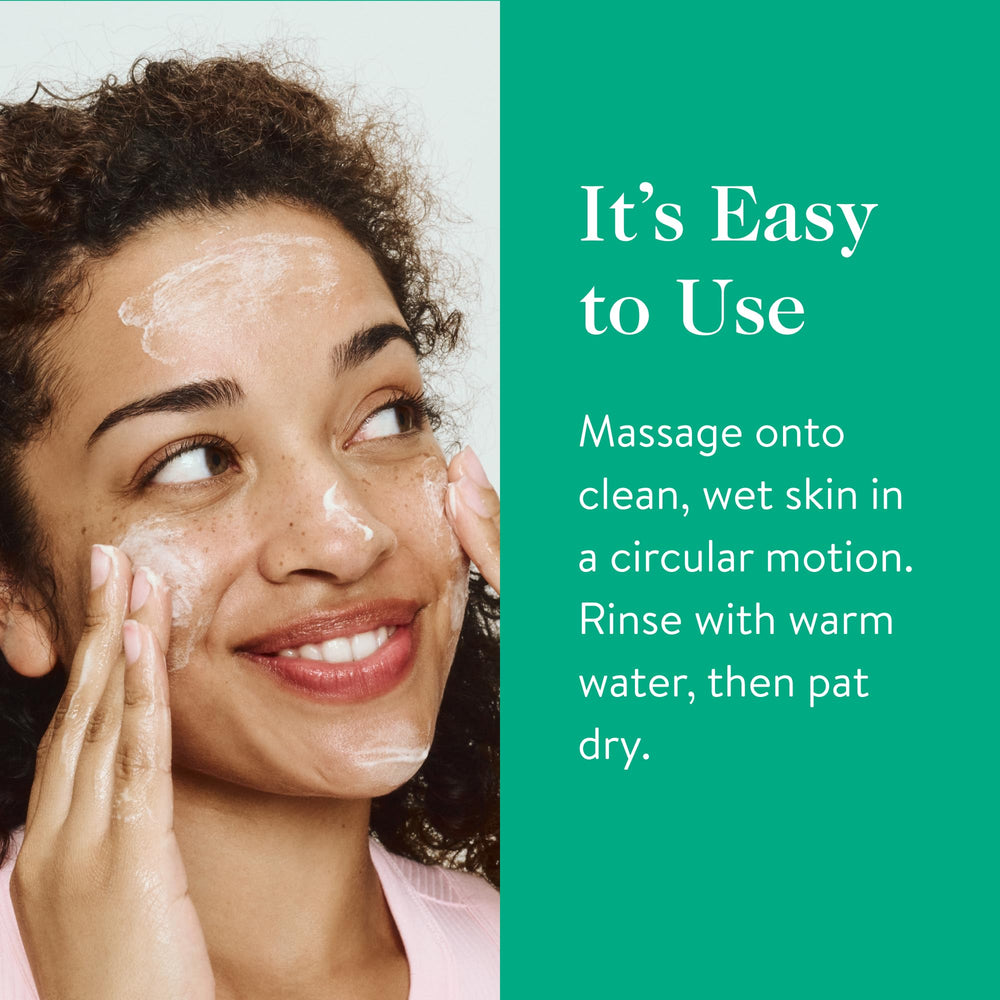 good.clean.goop Fruit Scrub cream-formula swatch reveals soft finish on skin