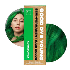 Good Dye Young Kowabunga Green bottle for vibrant, vegan semi-permanent color.