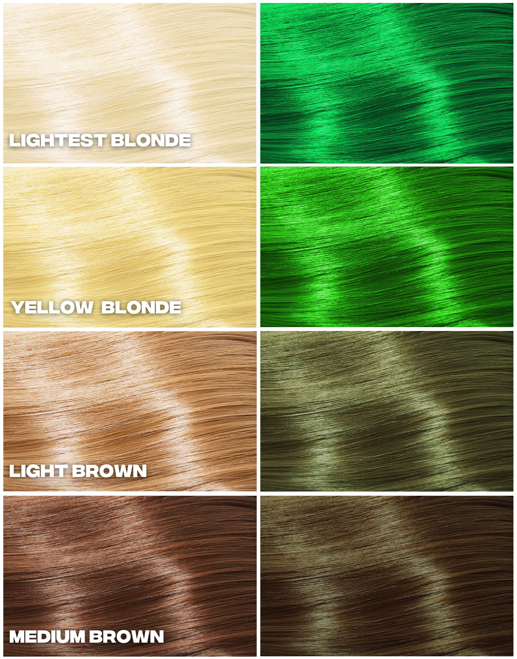 Good Dye Young Kowabunga Green cream-base highlights conditioning color deposit.