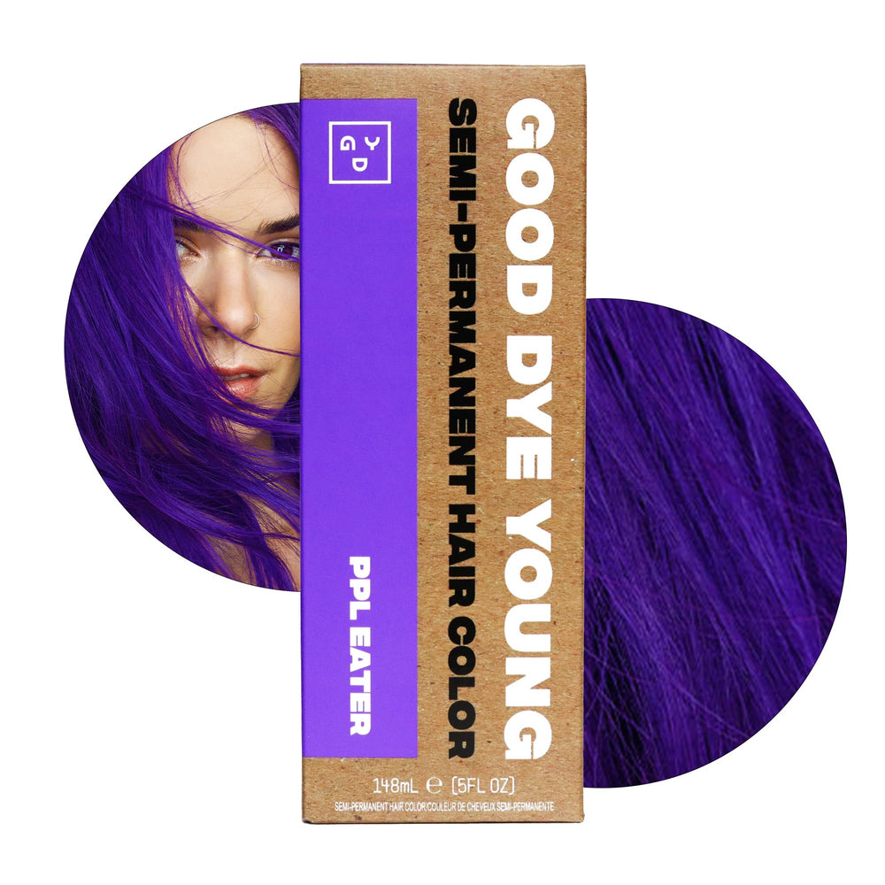 Good Dye Young PPL Eater jar front shows premium vegan color for vibrant results