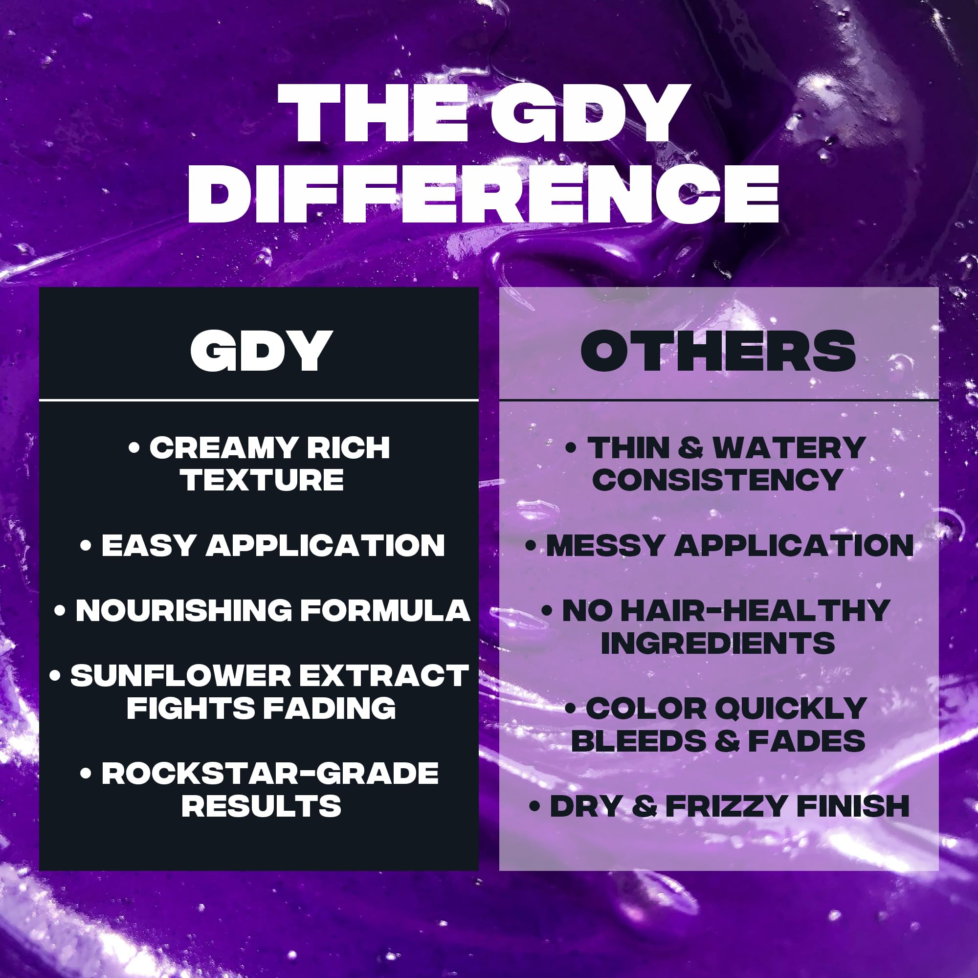 Good Dye Young vegan cruelty-free label highlighting ethical hair color options.
