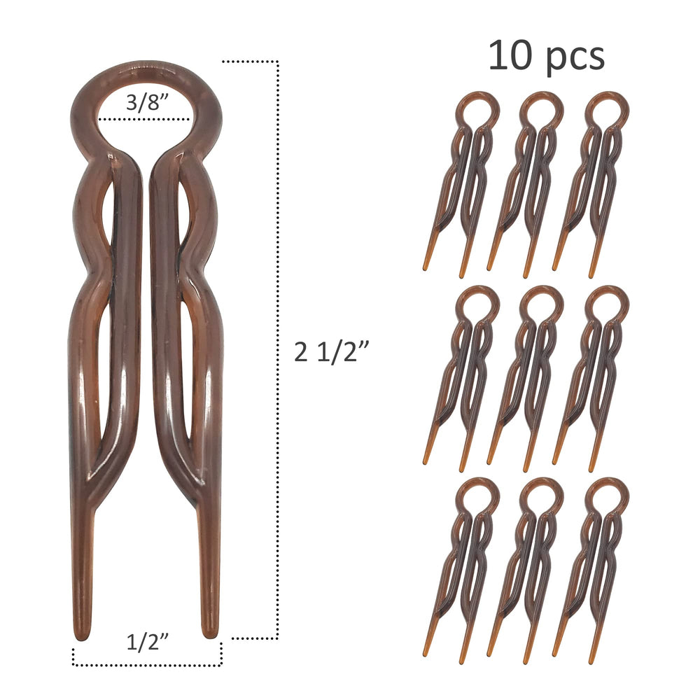 Good Hair Days hair pins bun styling demonstrates firm hold for updos
