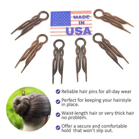 Good Hair Days hair pins closeup highlight durable plastic construction