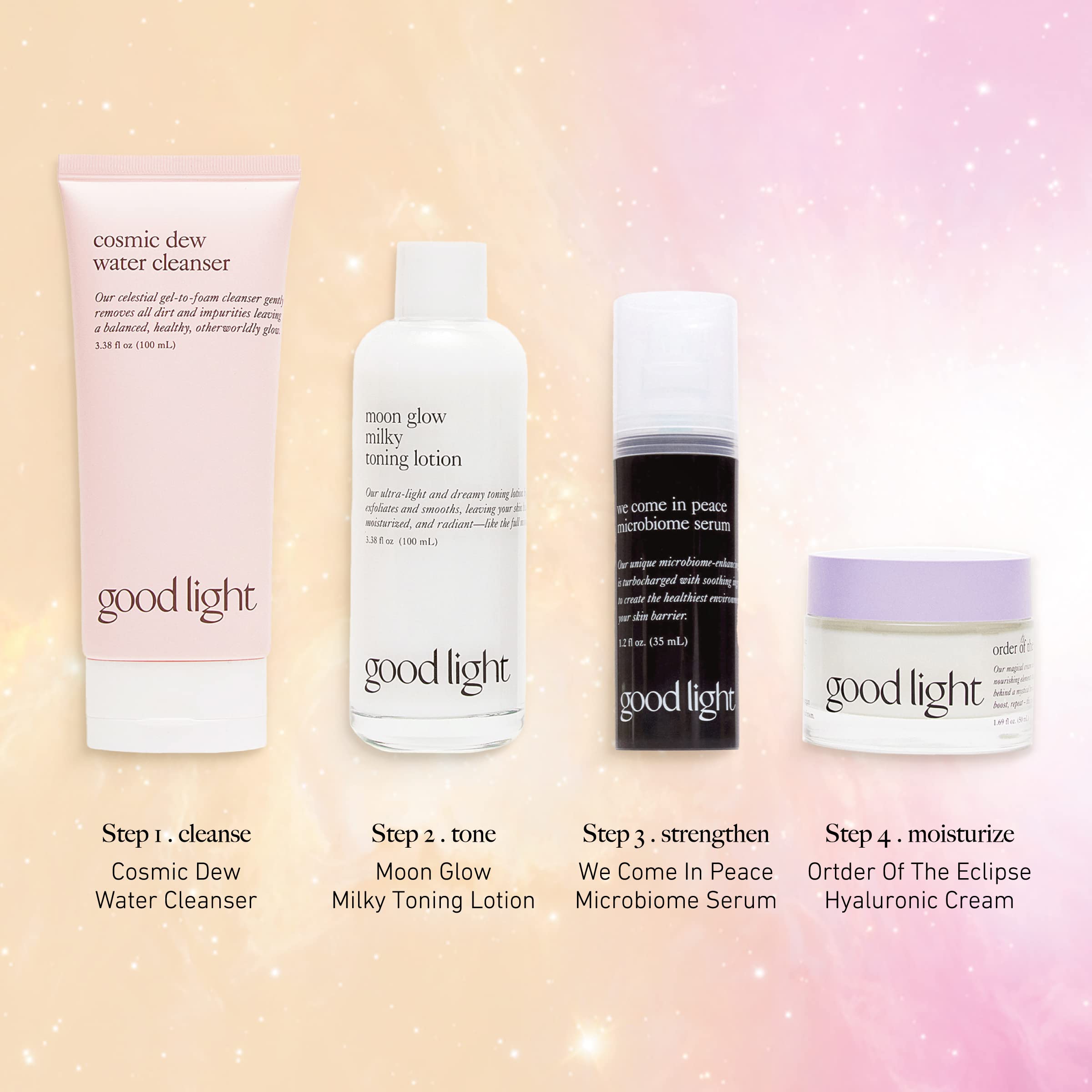 Good Light made-in-south-korea skincare with clean, safe ingredients.