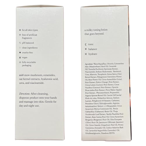 Good Light Moon Glow Milky Toner fragrance-free label reinforces gentle skincare choice.