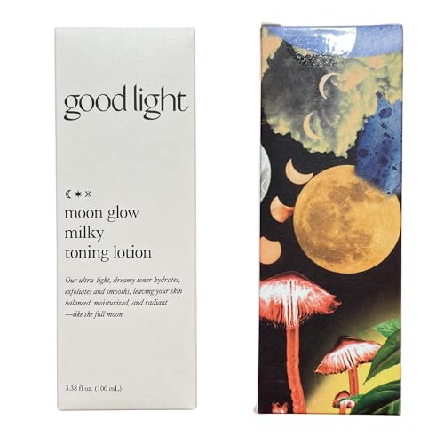 Good Light Moon Glow Milky Toner pump dispense demonstrates easy application.